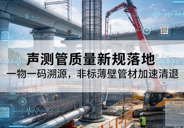 卢龙声测管质量新规落地，一物一码溯源，非标薄壁管材加速清退